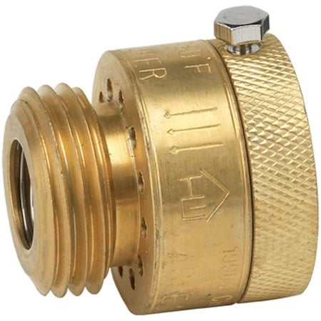 Homewerks Homewerks VACBFPZ4B 0.75 in. Brass Male Hose Thread Vacuum Breaker 793375